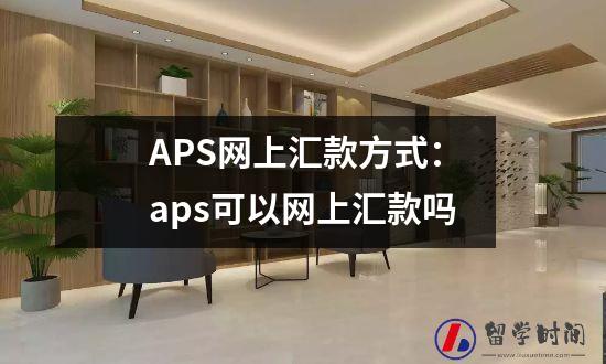 APS网上汇款方式：aps可以网上汇款吗